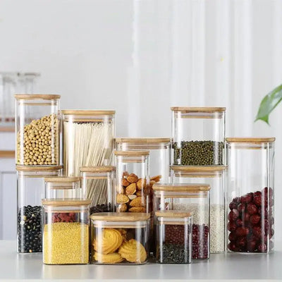 Glass Spice Jars - TinnLizzie