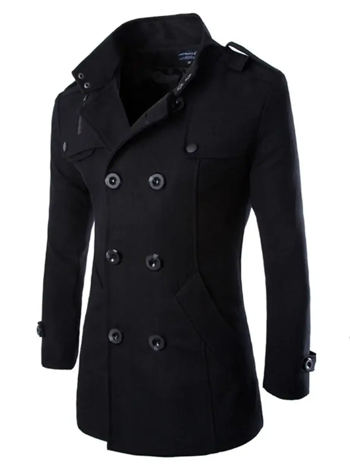 Mens Overcoat Trench Jacket - TinnLizzie