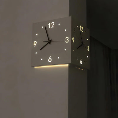 Motion Sensor Backlit Corner Clock - TinnLizzie